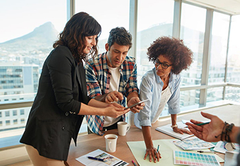 People in a meeting room